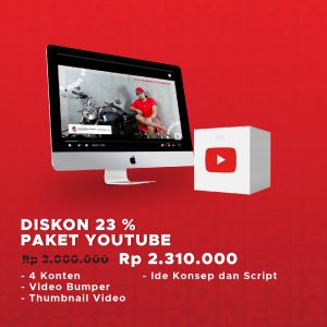PAKET YOUTUBE DISKON 23%